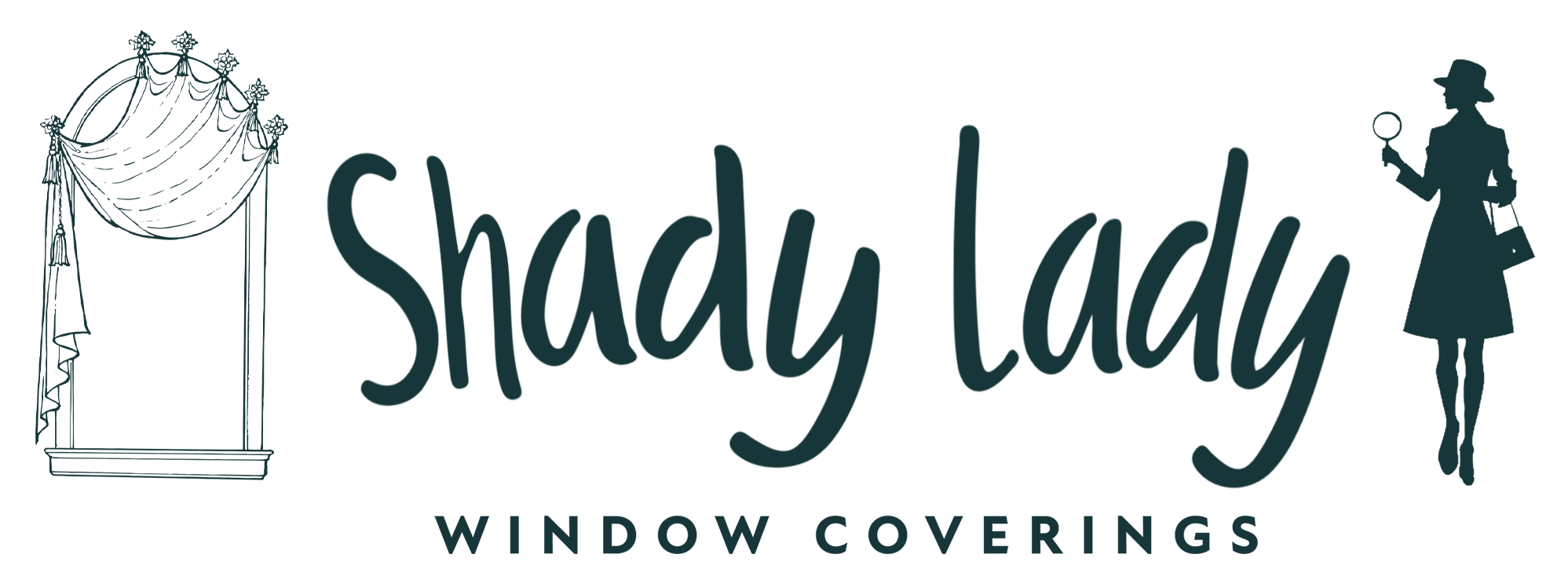 Shady Lady horizontal logo green